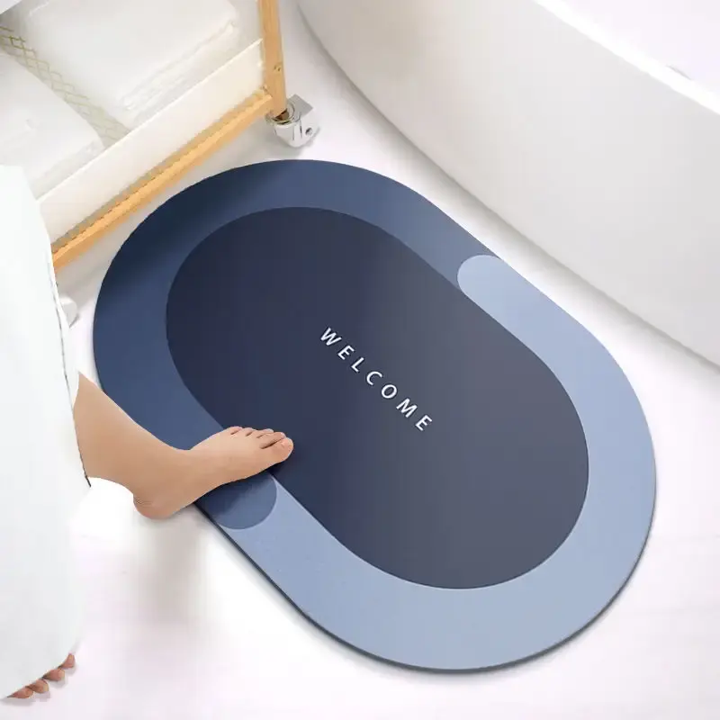 H8935dedf68b54ec7a64230deb9dfd0d0s Drying Anti-fatigue Bathroom Mat - Image 1